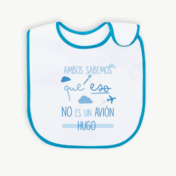 Babero Personalizado Eso No Es Un Avión - Imagen 2