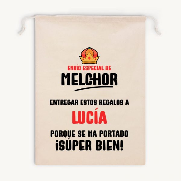 Saco Personalizado Regalo Reyes Magos