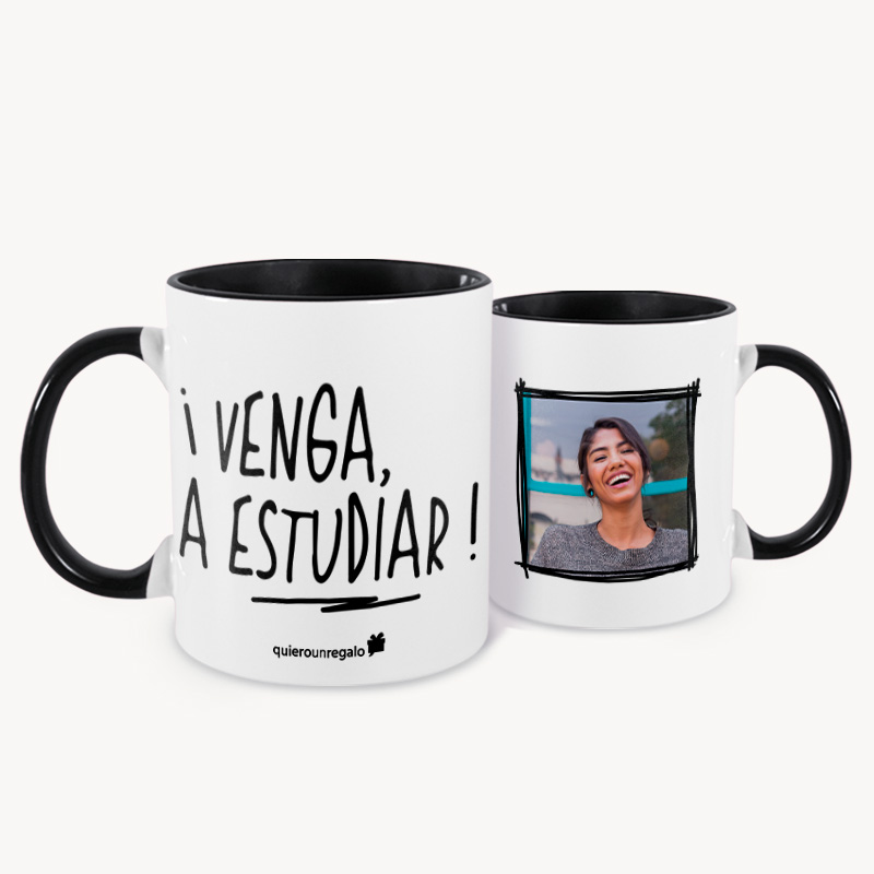 Taza Personalizada Venga, a Estudiar