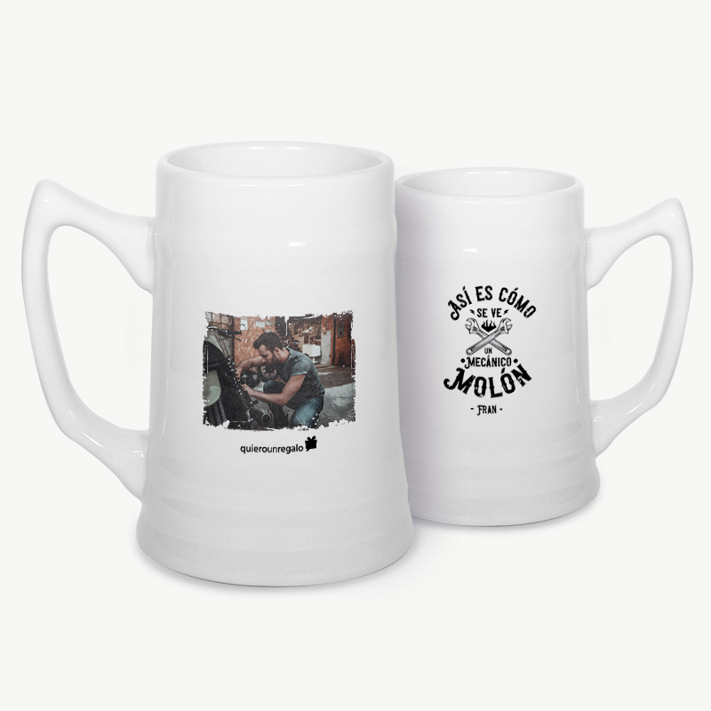 Jarra Personalizada Mecánico Molón