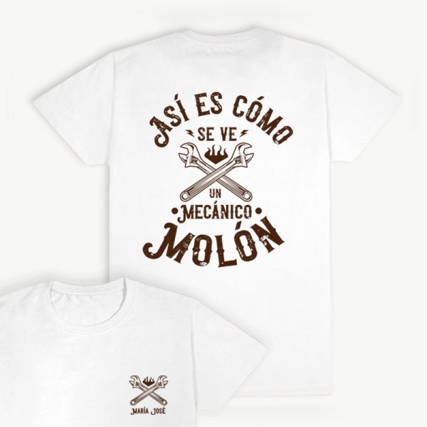 Camiseta Personalizada Mecánico Molón