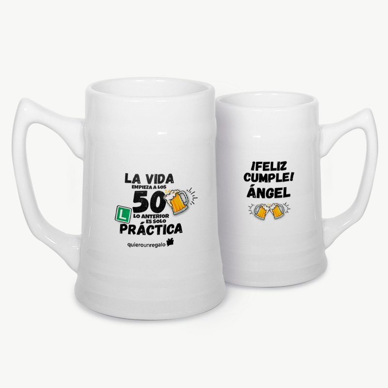 Jarra Personalizada Feliz Cumple