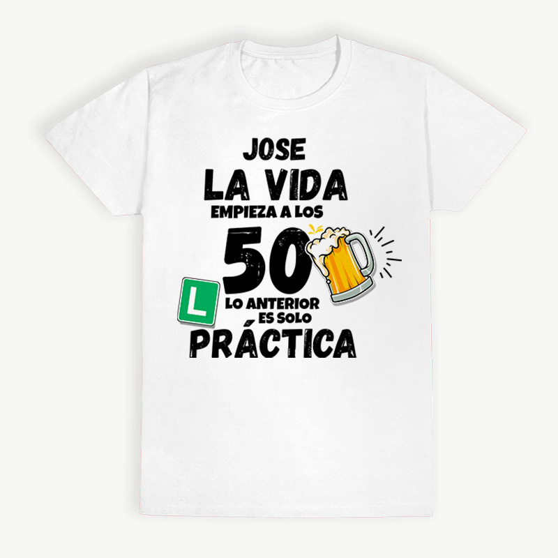 camiseta cumpleaños personalizada
