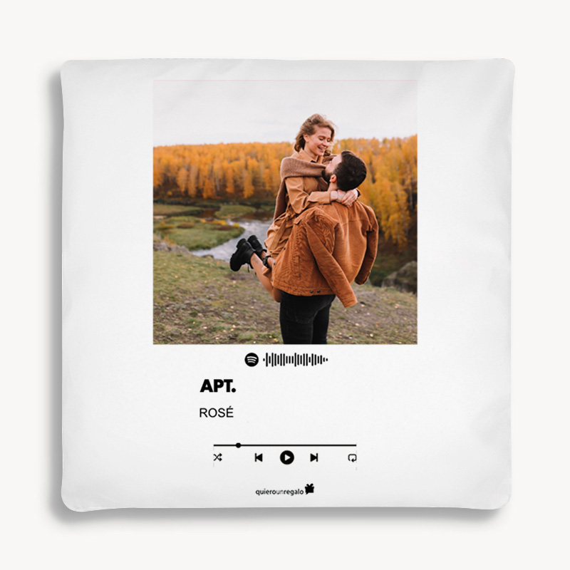 Cojín personalizado con canción