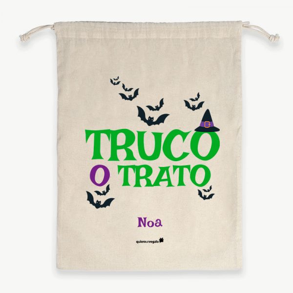 Bolsa para Halloween Personalizada con Nombre