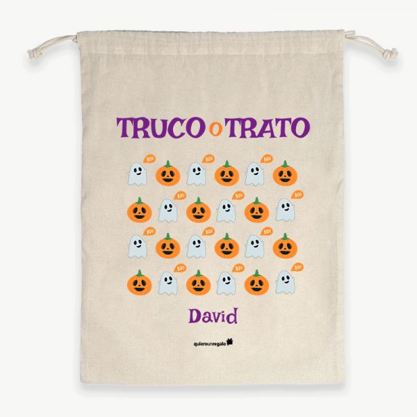 Bolsa para Halloween Personalizada con Nombre - Imagen 2